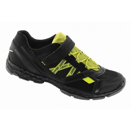 Chaussures Giant Sojourn 1X Road noir/jaune Chaussures Giant Sojourn 1X Road noir/jaune