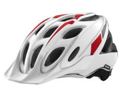 Casque Junior Exempt blanc/rouge Giant