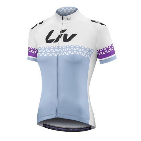 Maillot MC Beliv-Luna blanc/bleu Liv Maillot MC Beliv-Luna blanc/bleu Liv