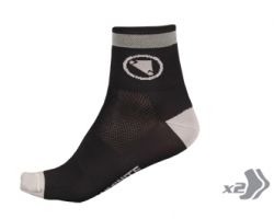 Chaussettes Luminite femme noire Endura (lot de 2)