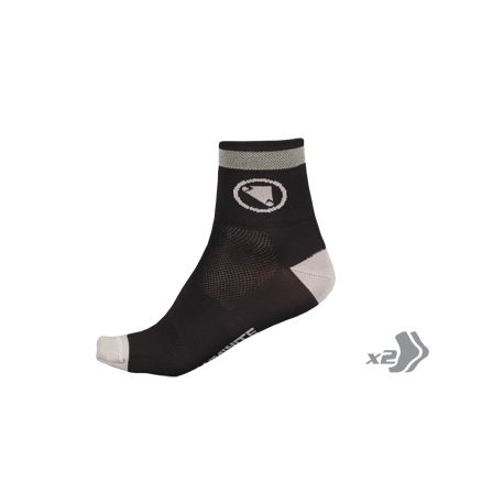 Chaussettes Luminite femme noire Endura (lot de 2)