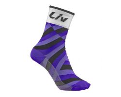 Chaussettes LIV RACE DAY blanc/violet 2017